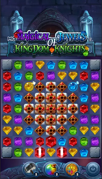 Jewels of Kingdom Knights (Джуэлз оф Кингдом Найтс)  [МОД Много денег] Screenshot 4