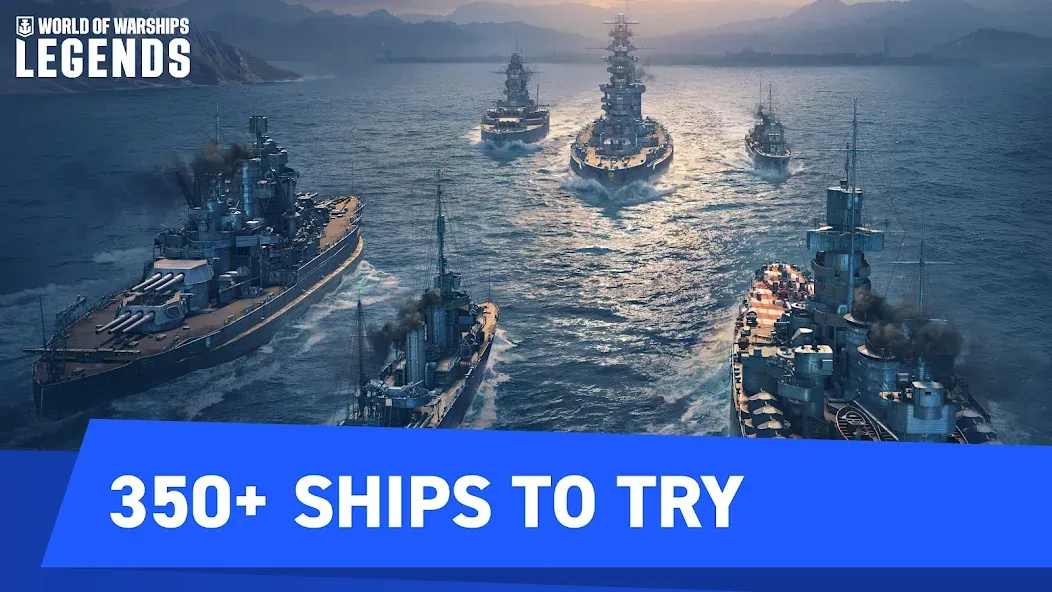 World of Warships Legends PvP (Ворлд оф Варшипс Легендс)  [МОД Много монет] Screenshot 1