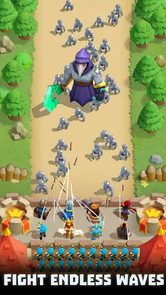 Wild Castle: Tower Defense TD (Уайлд Кастл ТД)  [МОД Бесконечные монеты] Screenshot 5