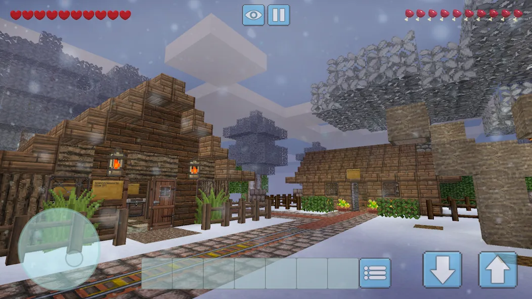 Winter Craft - Block Craft (Винтер Крафт)  [МОД Menu] Screenshot 1