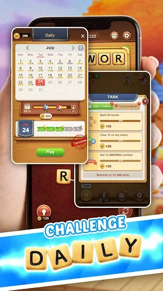 Word Connect (Ворд Коннект)  [МОД Много монет] Screenshot 4