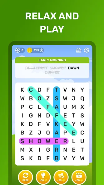 Word Search Puzzle Game  [МОД Menu] Screenshot 5