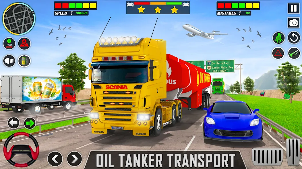 Offroad Oil Tanker Truck Games (Оффроуд Игры на машинецистерне для нефти)  [МОД Бесконечные деньги] Screenshot 1