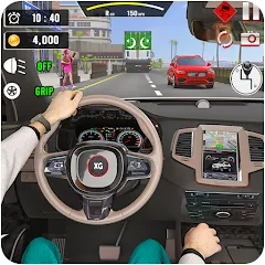 Скачать взломанную City Car Driving - Car Games (Сити Кар Драйвинг)  [МОД Mega Pack] - последняя версия apk на Андроид