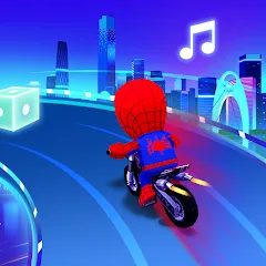 Взлом Beat Racing:Car&Music game (Бит Кар Гонки игра музыки )  [МОД Menu] - последняя версия apk на Андроид