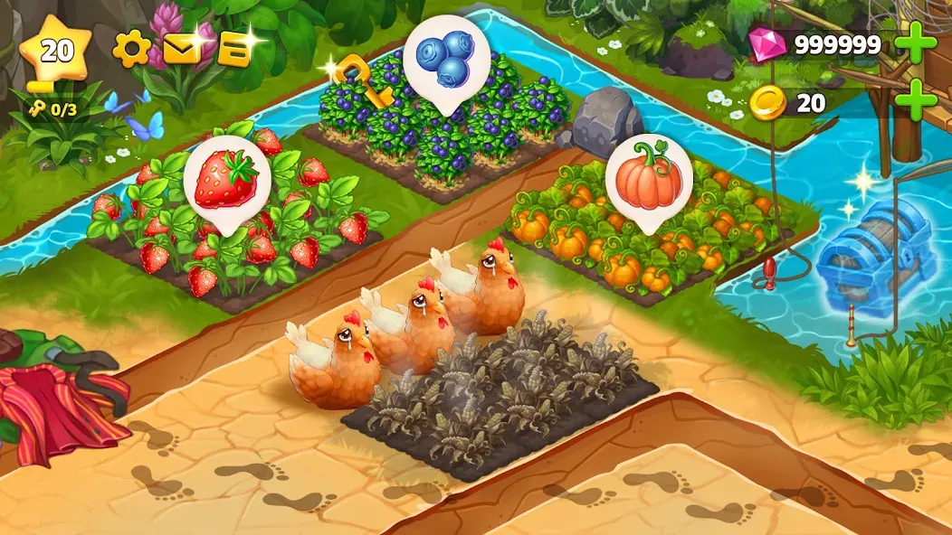 Island Hoppers: Jungle Farm (Айслэнд Квеставэй)  [МОД Бесконечные деньги] Screenshot 2