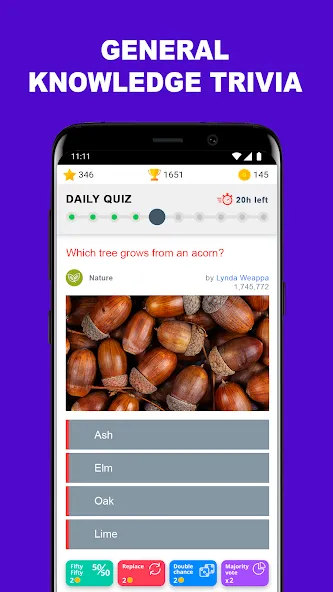 QuizzClub. Quiz & Trivia game (КвиззКлуб)  [МОД Unlocked] Screenshot 1