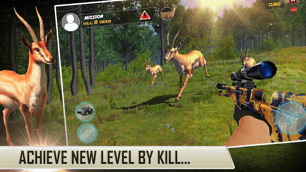 Dino Hunting Sniper Shooter 3D  [МОД Много монет] Screenshot 4