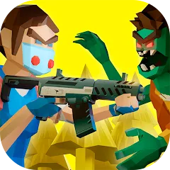 Скачать взломанную Two Guys & Zombies 3D: Online  [МОД Много монет] - последняя версия apk на Андроид