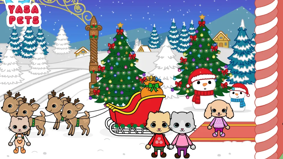 Yasa Pets Christmas (Яса Петс Кристмас)  [МОД Menu] Screenshot 2