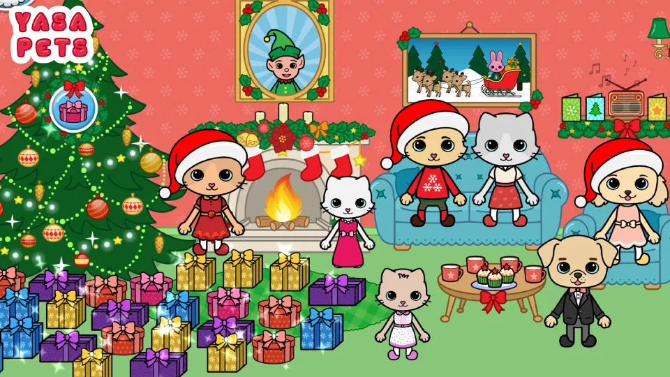 Yasa Pets Christmas (Яса Петс Кристмас)  [МОД Menu] Screenshot 3