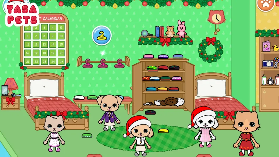 Yasa Pets Christmas (Яса Петс Кристмас)  [МОД Menu] Screenshot 5