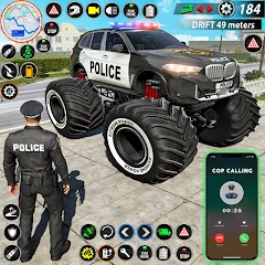 Скачать взлом Police Monster Truck Car Games  [МОД Unlimited Money] - последняя версия apk на Андроид