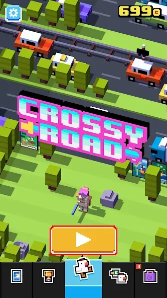 Crossy Road (Кросси Роуд)  [МОД Много монет] Screenshot 1