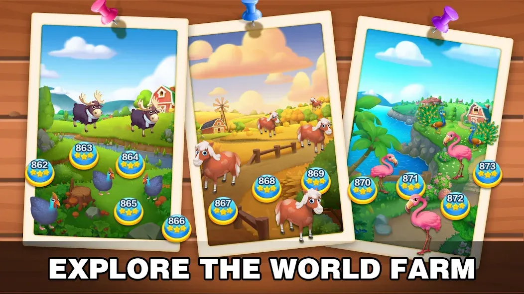 Solitaire Farm: Card Games (Соляр Фарм)  [МОД Меню] Screenshot 5