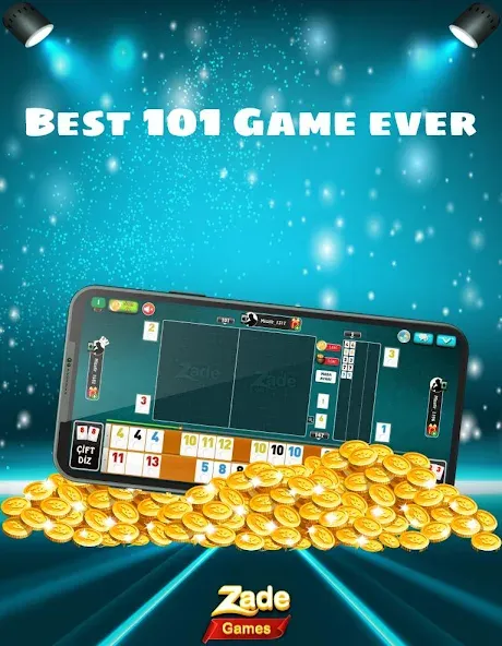 101  Okey Zade Games  [МОД Много монет] Screenshot 2