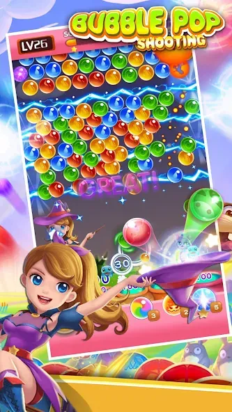 Bubble Pop - Classic Bubble Sh (Бабл Поп)  [МОД Бесконечные монеты] Screenshot 1