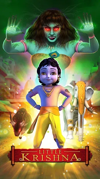 Little Krishna (Литтл Кришна)  [МОД Много монет] Screenshot 1