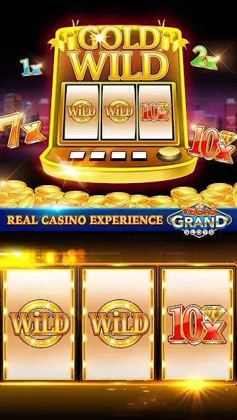 Vegas Grand Slots:Casino Games (Вегас Гранд Слоты)  [МОД Menu] Screenshot 2