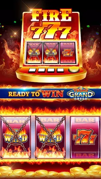 Vegas Grand Slots:Casino Games (Вегас Гранд Слоты)  [МОД Menu] Screenshot 3