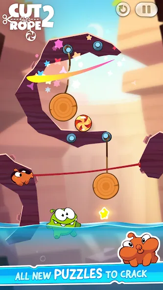 Cut the Rope 2 (Кат зе Роуп 2)  [МОД Бесконечные монеты] Screenshot 3