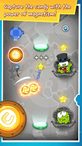 Cut the Rope: Time Travel (Сат зе Роуп)  [МОД Бесконечные монеты] Screenshot 2