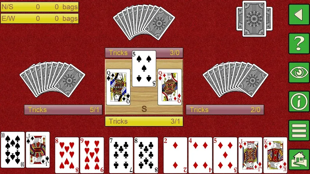 Spades V+, spades card game  [МОД Все открыто] Screenshot 4