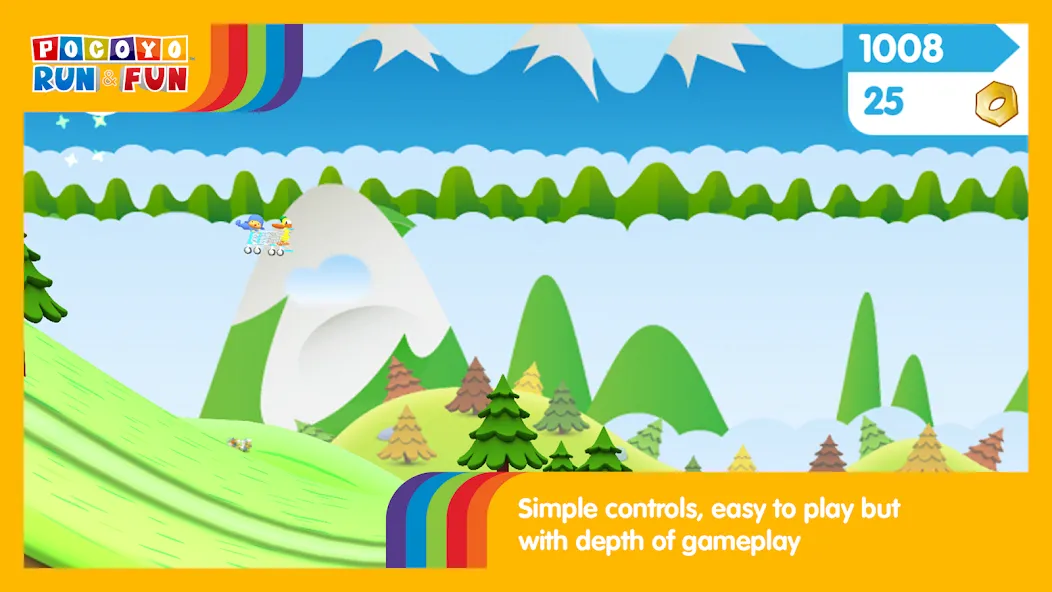 Pocoyo Run & Fun: Cartoon Jump  [МОД Unlocked] Screenshot 3