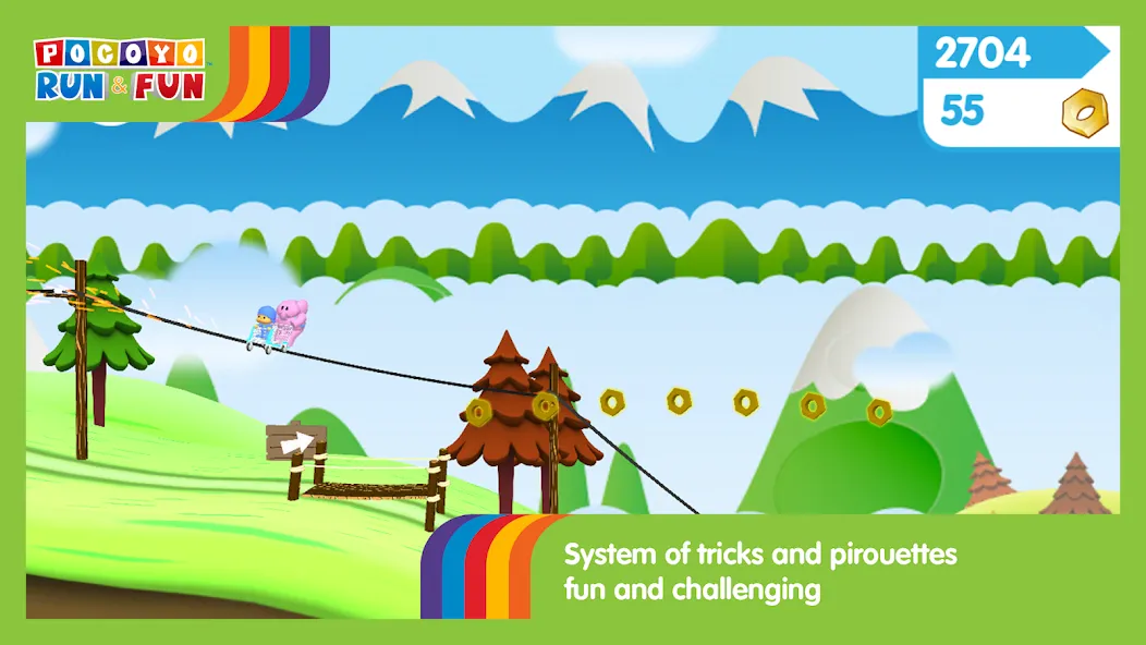 Pocoyo Run & Fun: Cartoon Jump  [МОД Unlocked] Screenshot 4