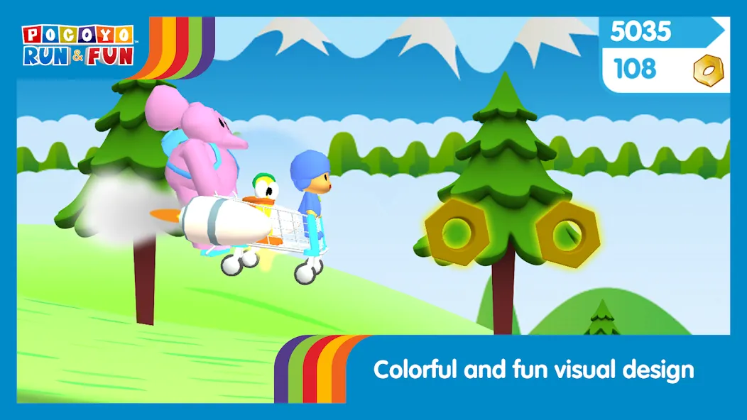 Pocoyo Run & Fun: Cartoon Jump  [МОД Unlocked] Screenshot 5