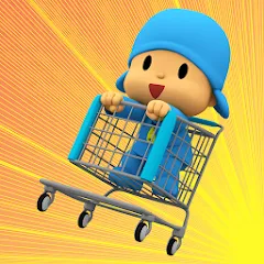 Взлом Pocoyo Run & Fun: Cartoon Jump  [МОД Unlocked] - стабильная версия apk на Андроид