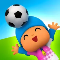 Скачать взломанную Talking Pocoyo Football  [МОД Много денег] - стабильная версия apk на Андроид