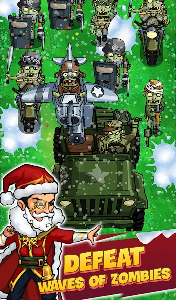 Zombie War Idle Defense Game (Зомби Война)  [МОД Бесконечные деньги] Screenshot 4