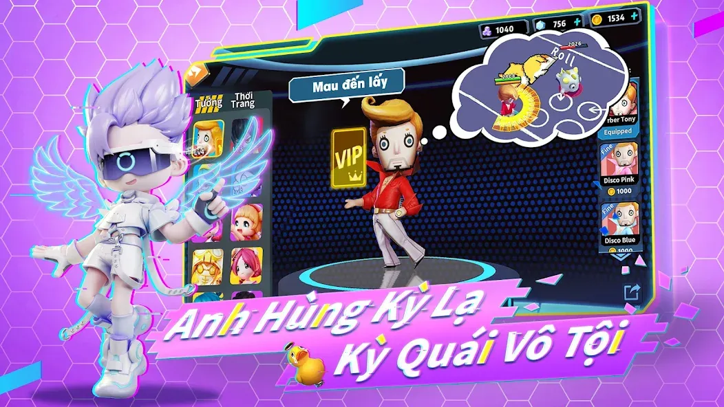 Đấu Trường Kỳ Lạ - Gzone  [МОД Unlimited Money] Screenshot 2