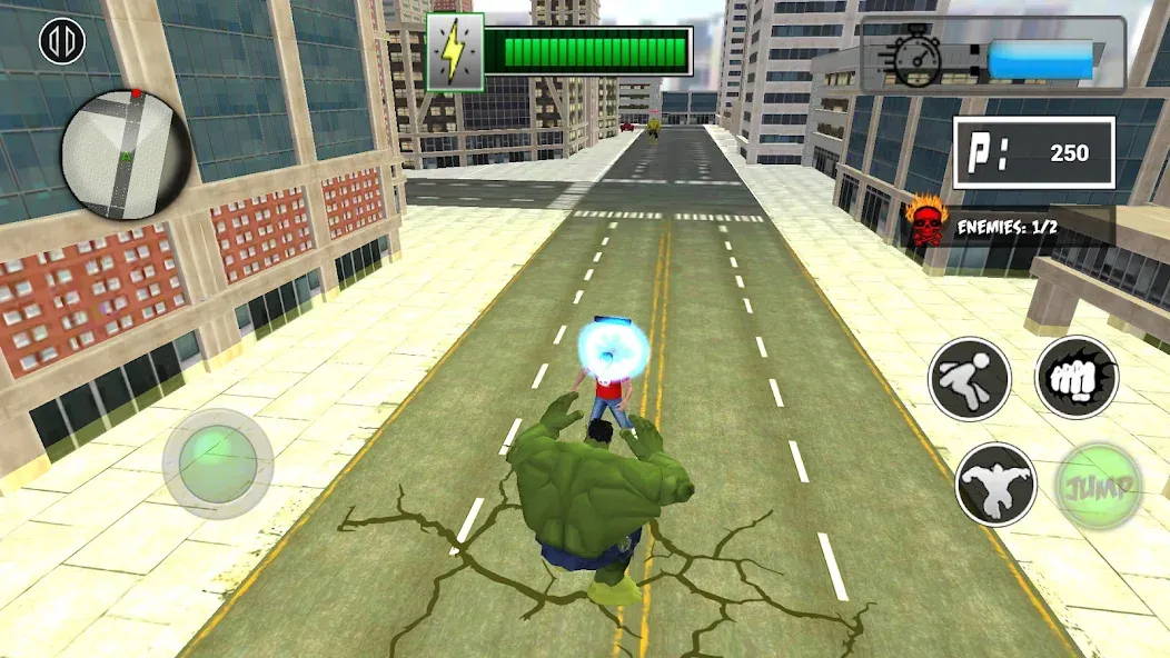 Monster Superhero: Green Fight  [МОД Unlimited Money] Screenshot 3