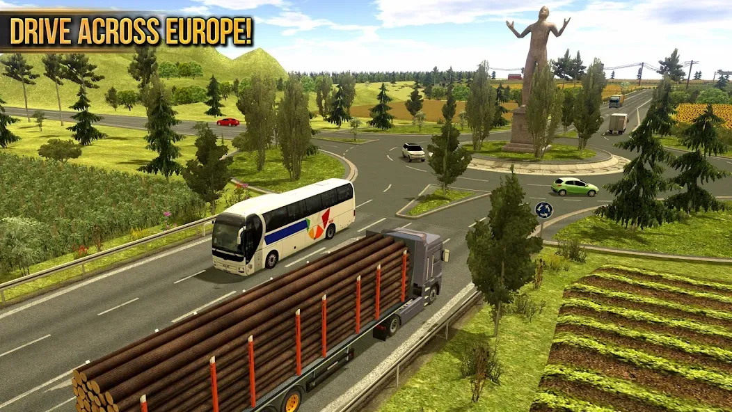 Truck Simulator : Europe  [МОД Menu] Screenshot 3