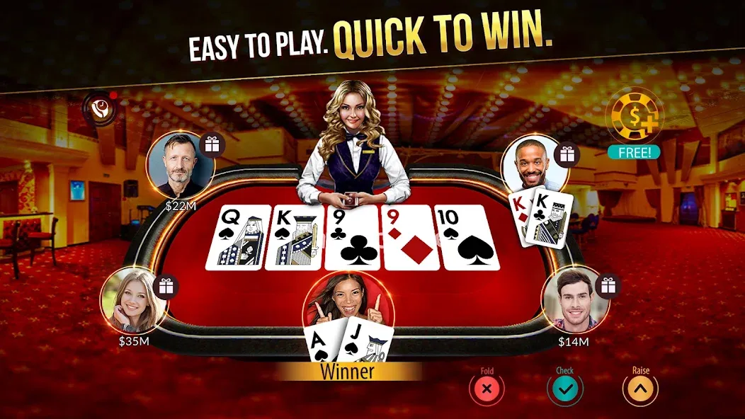 Zynga Poker ™ – Texas Holdem (Зинга Покер)  [МОД Меню] Screenshot 1