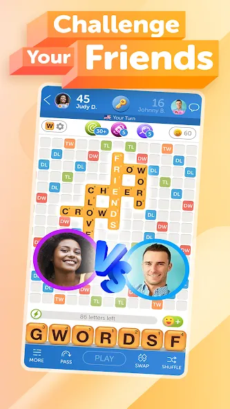 Words With Friends 2 Word Game (Вордс вит Френдс 2 Классик)  [МОД Меню] Screenshot 2