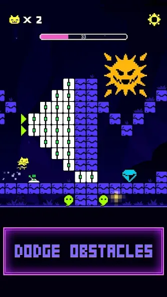 Underground Race - Arcade Game (Ритм Дэш)  [МОД Unlimited Money] Screenshot 1