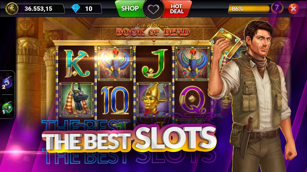 SpinArena Online Casino Slots (СпинАрена Онлайн Казино Слоты)  [МОД Бесконечные монеты] Screenshot 3