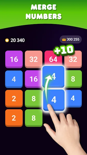 2048: Puzzle Game! Merge Block (Две тысячи сорок восемь)  [МОД Бесконечные монеты] Screenshot 1