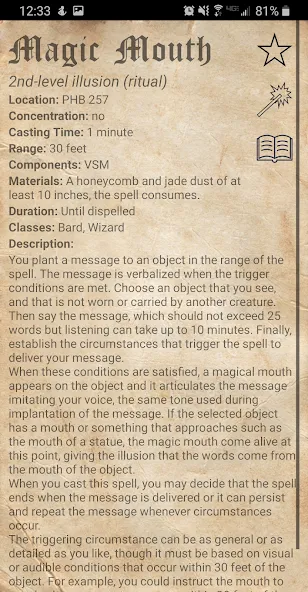 D&D Spellbook 5e  [МОД Много монет] Screenshot 5