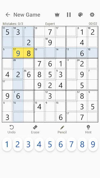 Killer Sudoku - Sudoku Puzzles  [МОД Все открыто] Screenshot 1