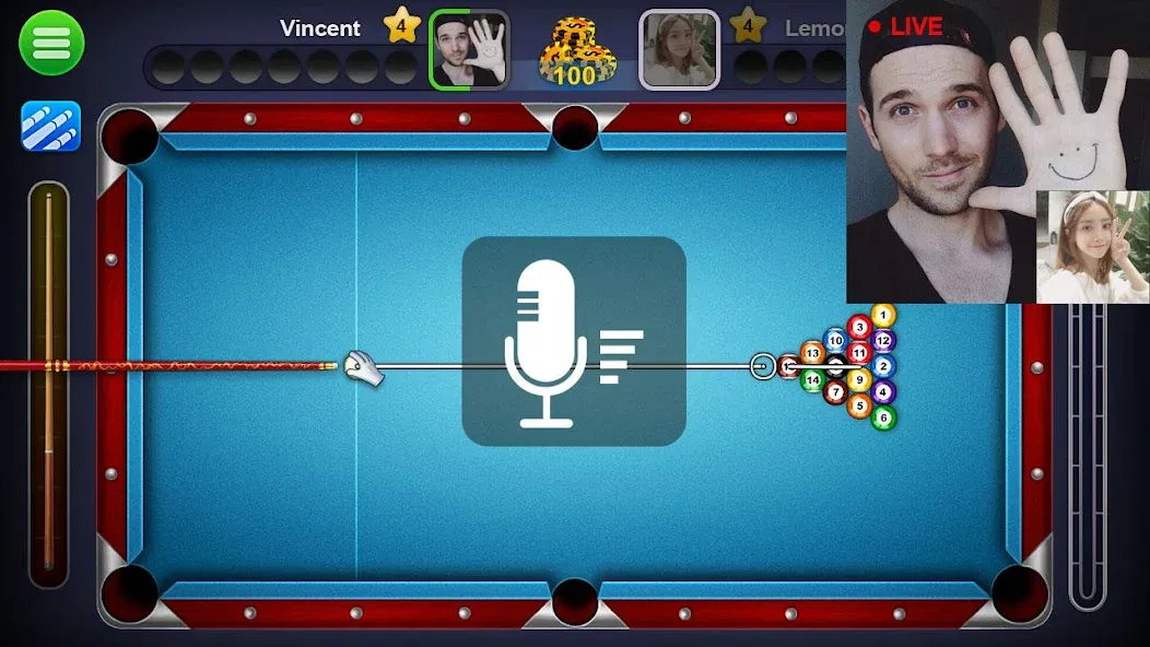 8 Ball Live - Billiards Games (Бол Лайв)  [МОД Меню] Screenshot 5