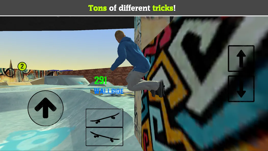 Skateboard FE3D 2 (Скейтборд 3D 2)  [МОД Unlocked] Screenshot 2