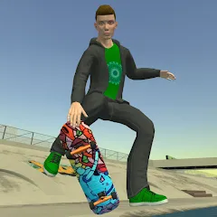 Взлом Skateboard FE3D 2 (Скейтборд 3D 2)  [МОД Unlocked] - полная версия apk на Андроид