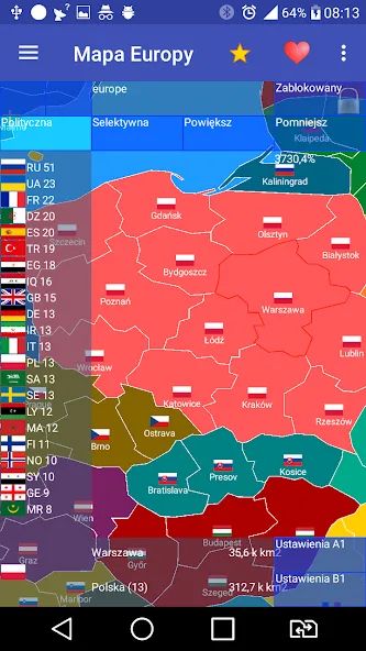 Europe map  [МОД Unlocked] Screenshot 1