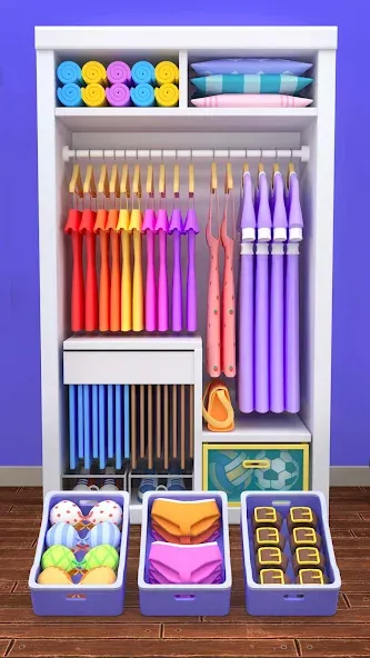 Fill the Closet: Organize Game (Фил зе Клозет)  [МОД Unlimited Money] Screenshot 2