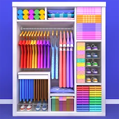 Скачать взлом Fill the Closet: Organize Game (Фил зе Клозет)  [МОД Unlimited Money] - последняя версия apk на Андроид