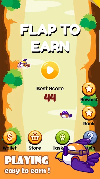 Flap To Earn (Флап Ту Ирн)  [МОД Меню] Screenshot 1